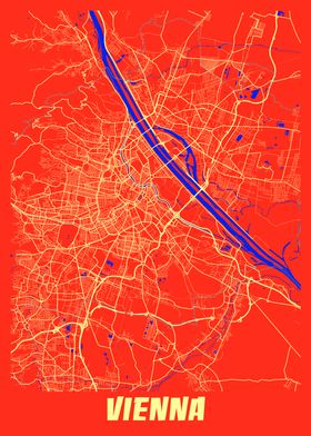 Vienna Retro City Map