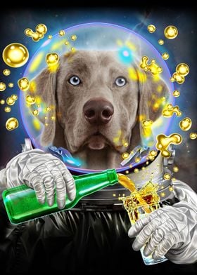 Astronaut Weimaraner