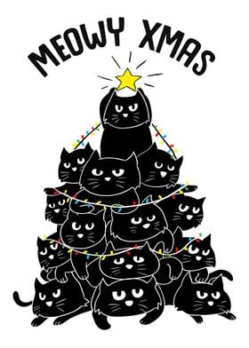 Cat Lover Christmas Meowee