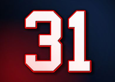 31 Jersey Patriot Patriots