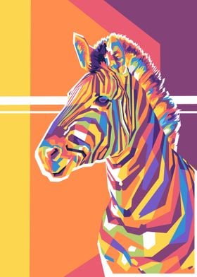 Zebra in wpap