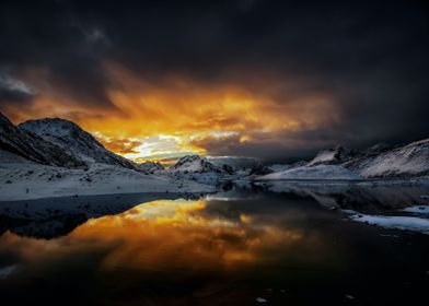 Norway Fjord Sunset