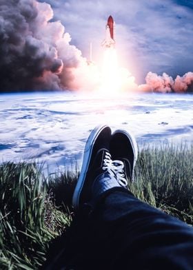 Rocket Launch Feet Cool