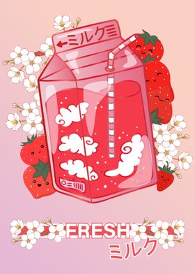 Japanese Strawberry Milk