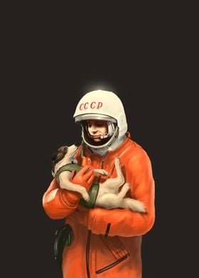 CCCP Yuri Gagarin  Laika
