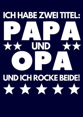 Two Titles Papa and Opa