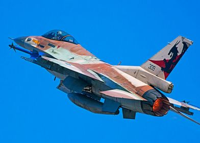 IAF F16 in flight