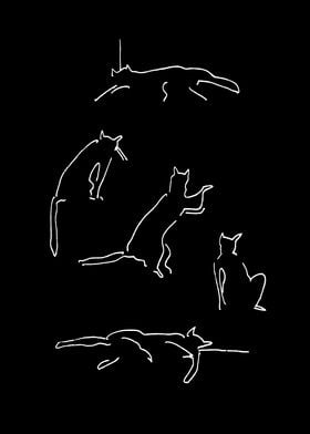 Sketch Of Cats