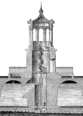 Sketch Of Tower