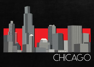 Chicago City Cityscape