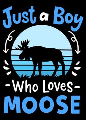 Moose Moose Lover Retro