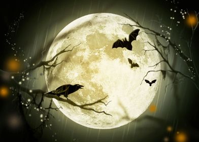 Bats and Birds Moon