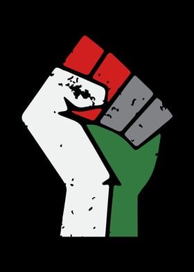 Free Gaza Palestine Fist