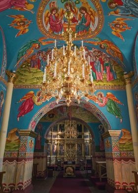 inside Orthodox church