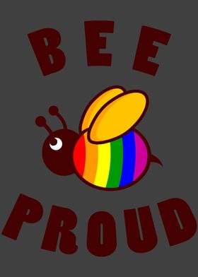 BEE PROUD LGBT Pride Month