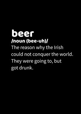 Beer Dictionary Irish