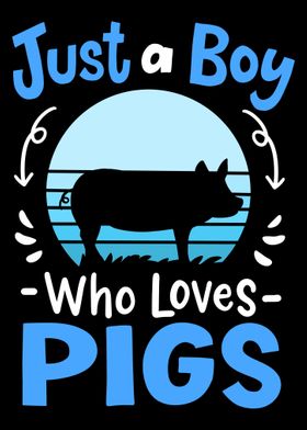 Pigs Pig Lover Farmer Retr