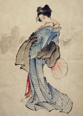 Vintage Woman kimono