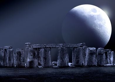 Stonehenge Moon Fantasy