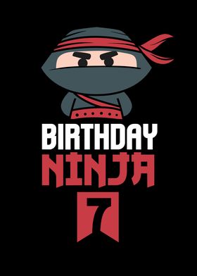 7th Birthday Ninja Im 7