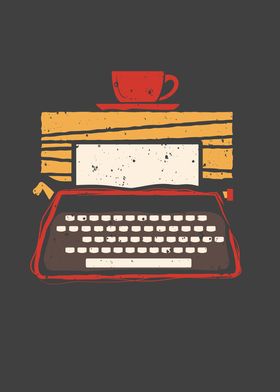 Classic Typewriter Coffee