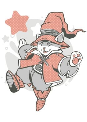 CUTE CAT WIZARD MAIGICE