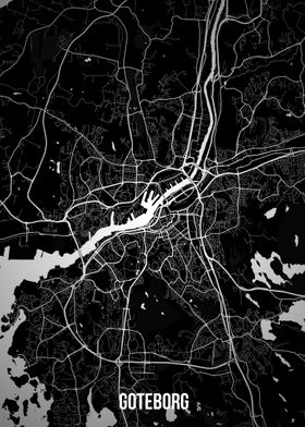 Goteborg dark map