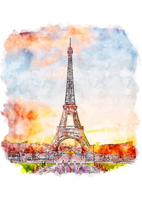 Eiffel tower paris