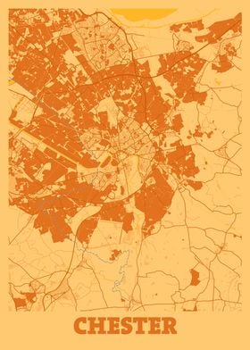 Chester Sunset City Map