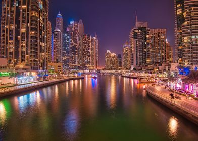 Dubai Marina by Night