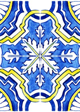Portuguese Tile Pattern 08