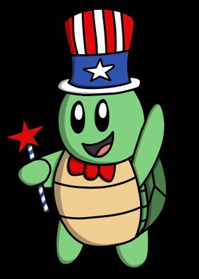 July Fourth Turtle