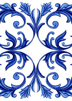 Portuguese Tile Pattern 06
