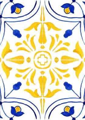 Portuguese Tile Pattern 04
