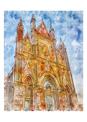 Duomo di orvieto italy