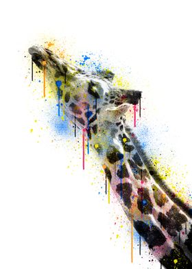 giraffe made by ink