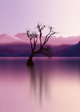 Lake Wanaka Illustration 
