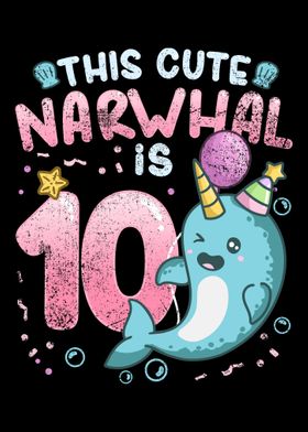 6th Birthday Narwhal