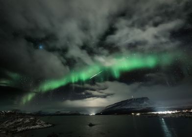 Cloudy Saana Auroras