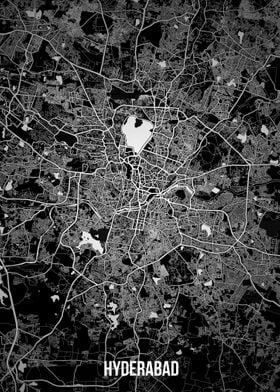 Hyderabad dark map