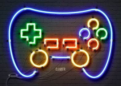 Gamer neon sign