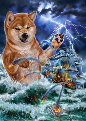 Monster Titan Shiba Kraken