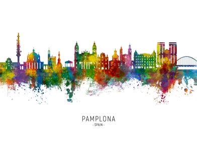 Pamplona Skyline Spain