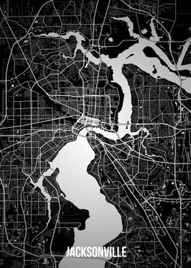 Jacksonville dark map