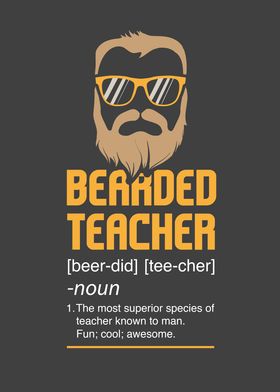 Funny Beard Teacher