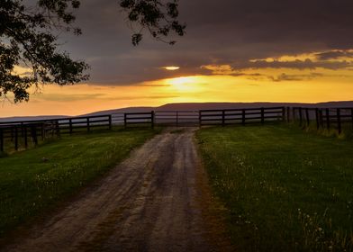 Farm Sunset