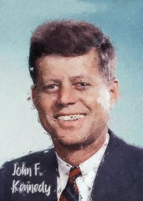 John F Kennedy Paintings