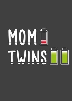 Tired Twin Mom Low Battery