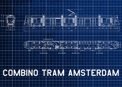 Blueprint of Combino Tram