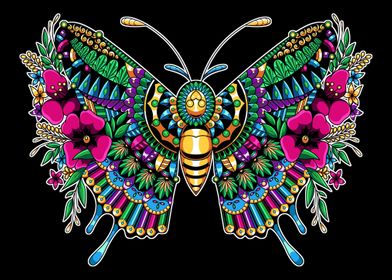 Butterfly Mandala